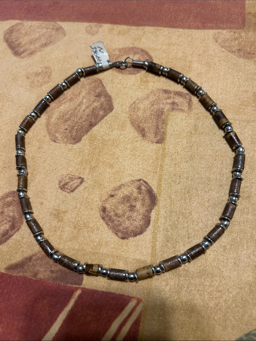 Handcrafted Brown Beaded Necklace - Unbranded